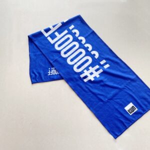 customized logo printed sports towels